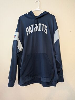 NFL Navy and White Hooded Pullover